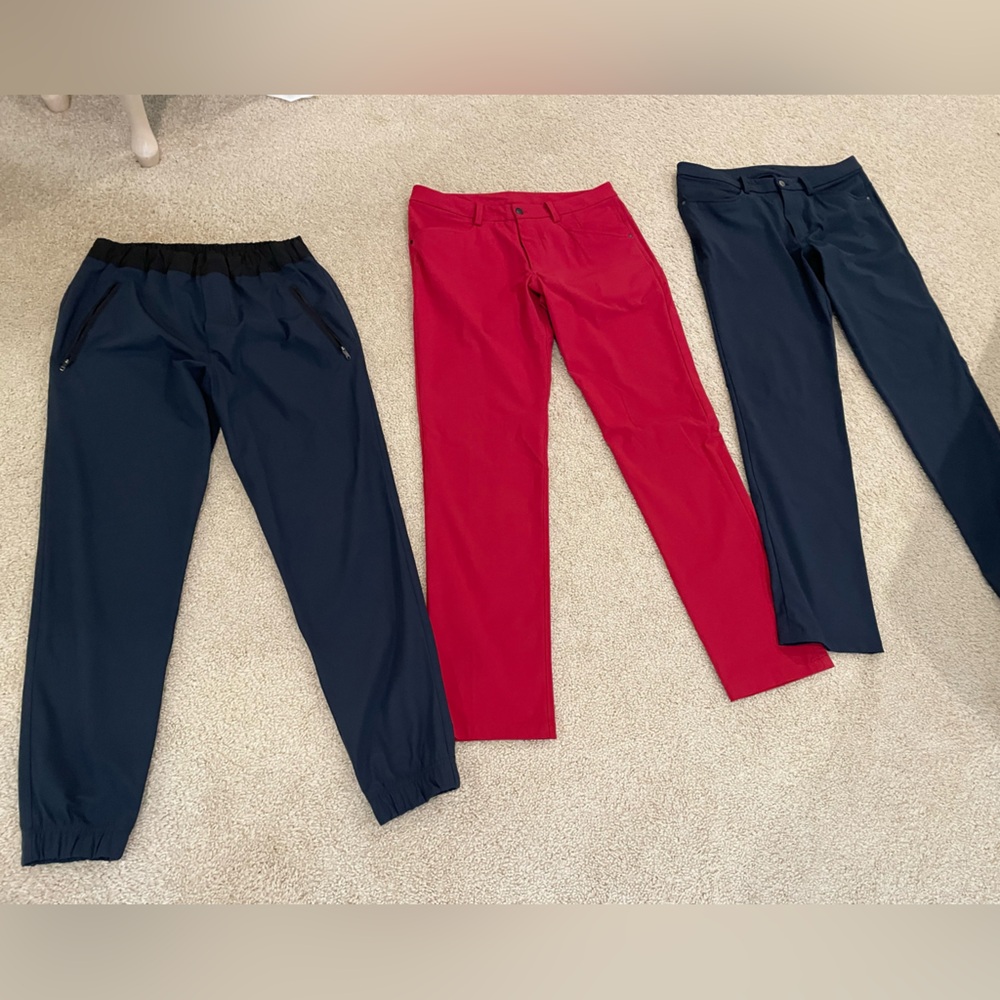 Lululemon Mens Pants Set of 3 (Two ABC Pants, One Jogger Pant)